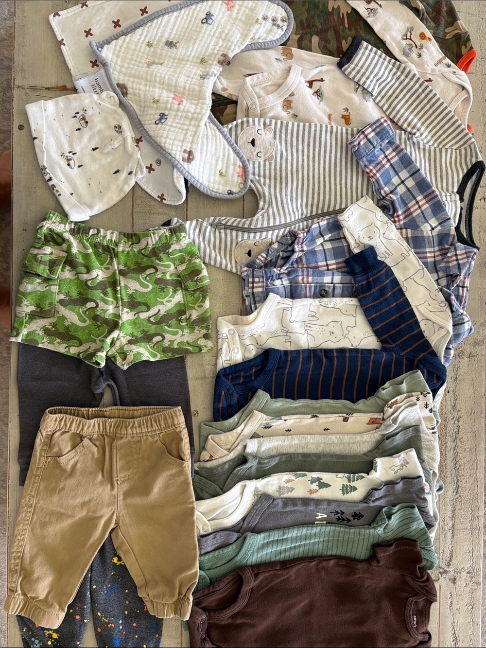 Carter’s 22 Piece 0-3 Month Baby Boy Capsule Wardrobe Bundle